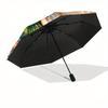 1pc Lovely Tinker Bell Automatic Folding Umbrella - 3 Folding Design, Vivid Cartoon Pattern, Suitable for Outdoor Activities, A Gift for Fan