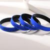 Personalized Silicone Wristbands Bracelet for Women Men, Customized Rubber Bangle, Engraved Gift for Events Party Awareness