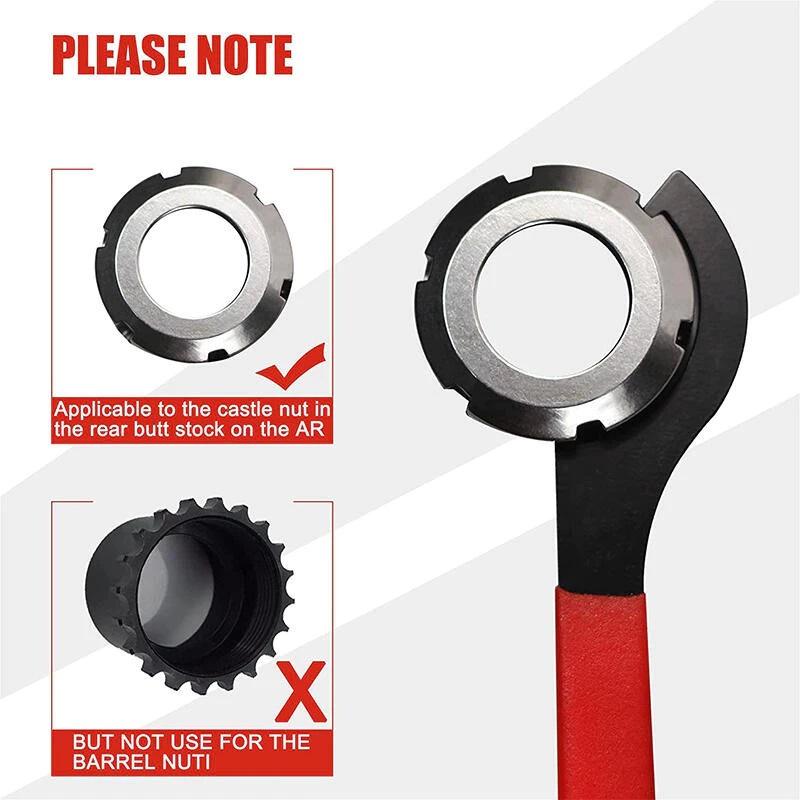C Hook Spanner Wrench Set For Collet Chuck 38mm 42mm 45mm 52mm 55mm 62mm Round Nut Wide Compatibility For Machining Workshop