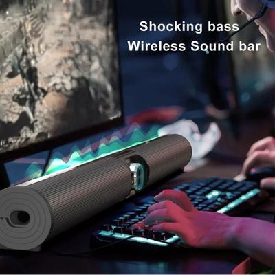 Шокирующая стереофоническая звуковая панель на 360° для телевизора, настольный компьютер, HIFI, Bluetooth-динамик, сабвуфер, FM-радио, звуковая система для домашнего кинотеатра, звуковая коробка