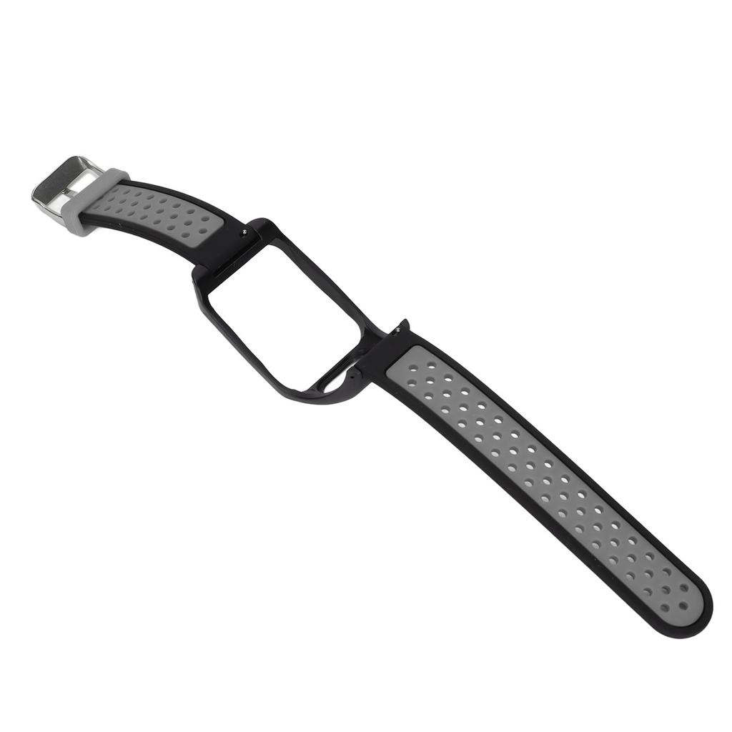 Smartwatch Band Silicone Wrist Watch Strap Dual Color with Pin Buckle for TOMTOM Runner3