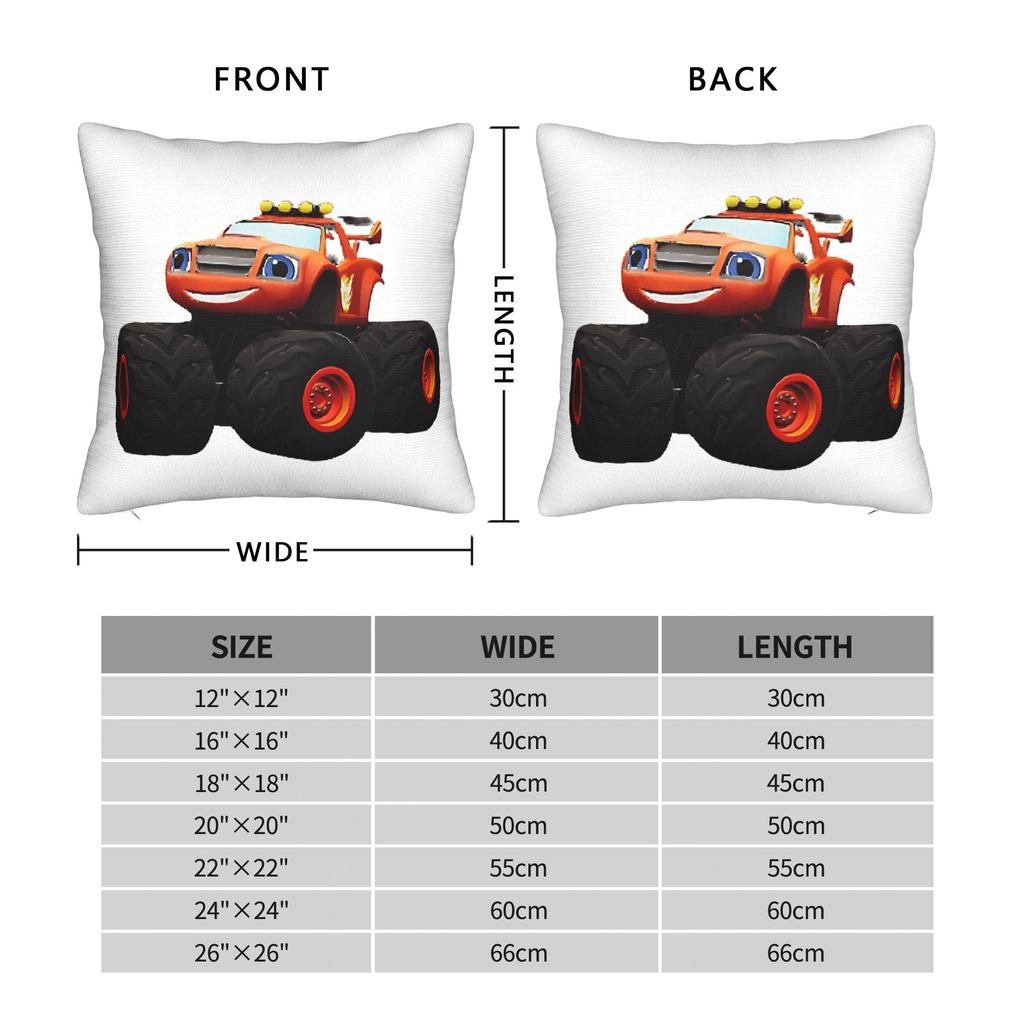 Pillow Cover B-Blaze And The Monster M-Machines Morden Pillow Case For Chair Sofa Home Decor Pillowcases