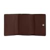 COACH Micro Pebbled Leather Wallet Regular Womens Maple