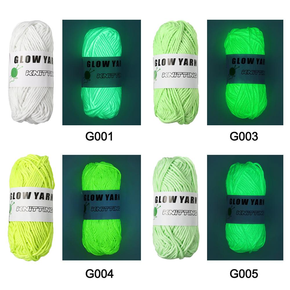 Новая функциональная ручная работа шитье ручное вязание светящаяся объемная пряжа светится в темноте вязальная шерсть