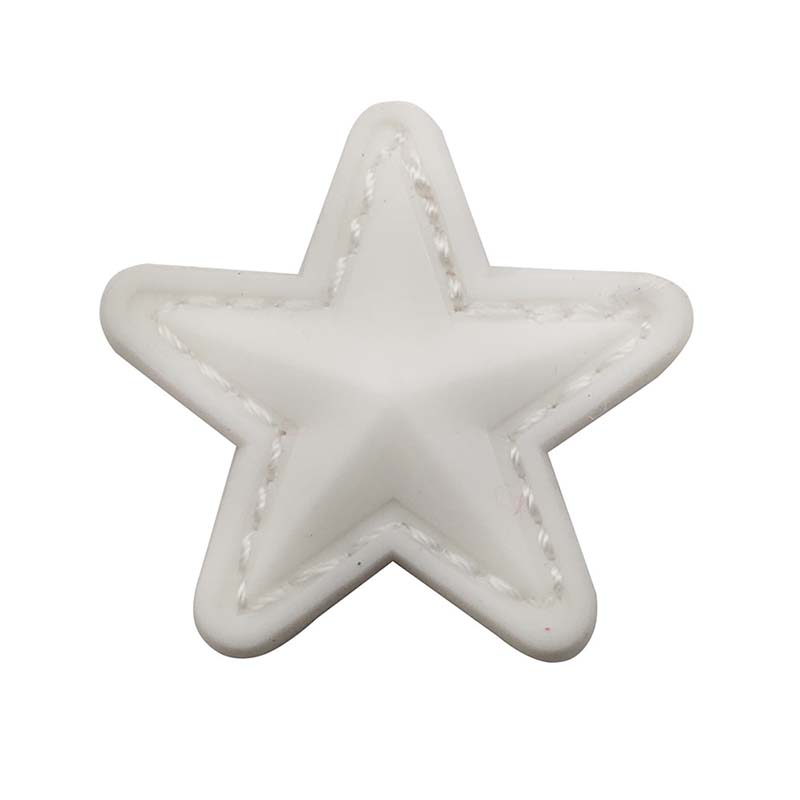3*3CM/ PVC Rubber Small Star Hook Patches Military Stickers On Backpack,Stars Clothes Applique Embroidery Hook and Loop Patch