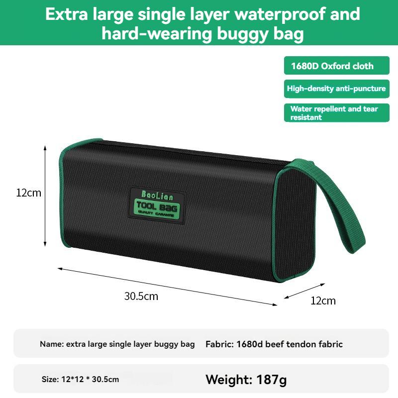 Сумка электрика, износостойкий и водонепроницаемый набор инструментов, утолщенная оксфордская портативная сумка для профессионального обслуживания, для хранения рабочих