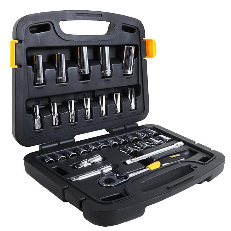 Stanley 31-Piece Metric Socket & Ratchet Wrench Set