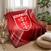 Hull KR Flannel Fleece Blanket Cozy Warm Throw Blanket For Couch Bed Travel All Season Use