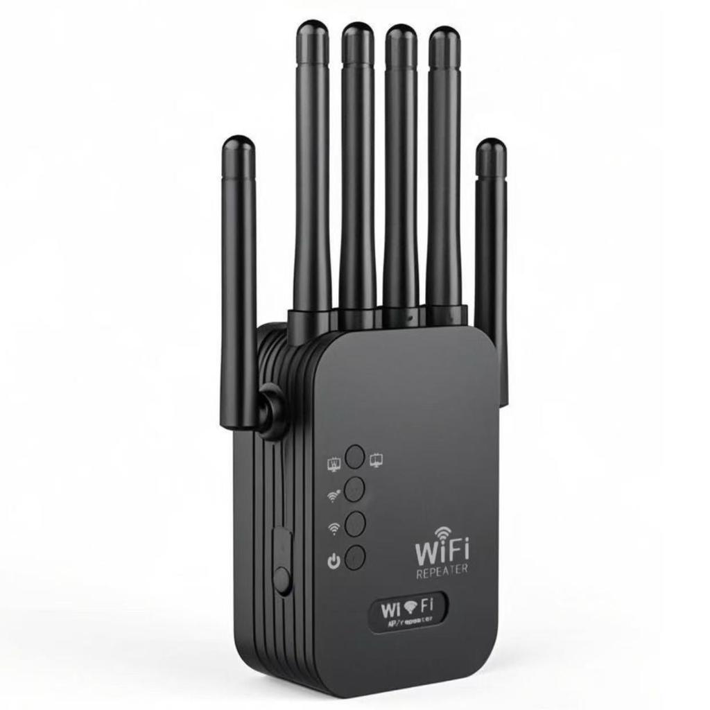 1200M Двухдиапазонный Усилитель Wi-Fi Сигнала 2,4 и 5,8 ГГц Высокомощный Роутер Репитер