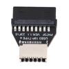 USB 3.0 19P 20P To Type E 180 Degree Adapter 10Gbps USB Type E Header Converter with Front Type C