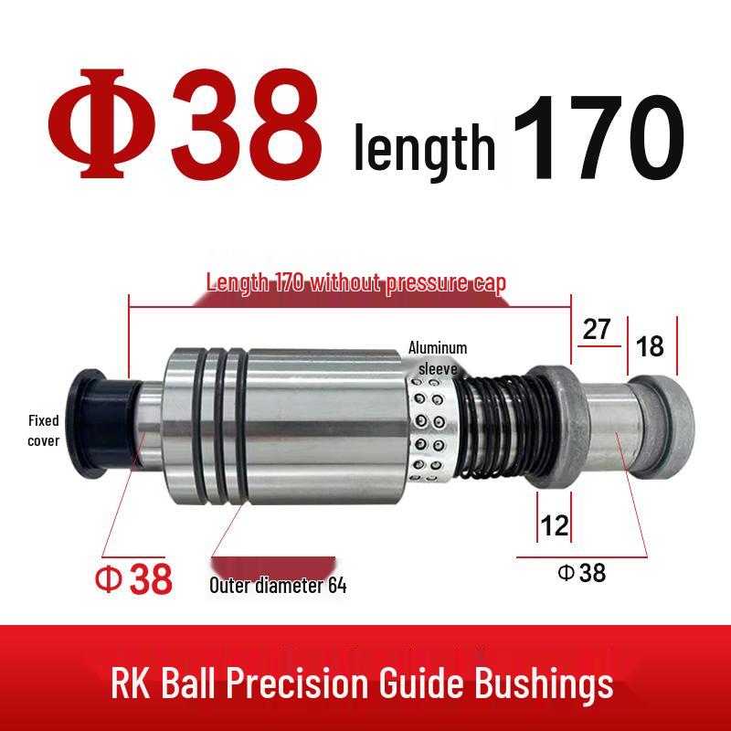 Replacement Disc Mill Mold Accessories - Cross Roller Rolling Rubber Sleeve & Outer Guide Post Bushing Set