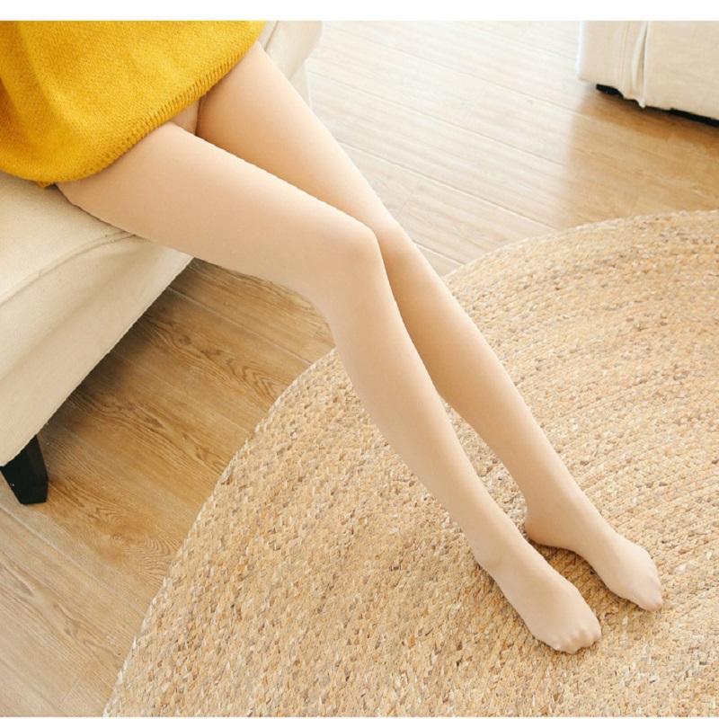 300г (добавить плюшевый) Осенне-зимние новые водонепроницаемые брюки на улице, голые цельные брюки, однослойные колготки с голыми ногами, женские нижние брюки