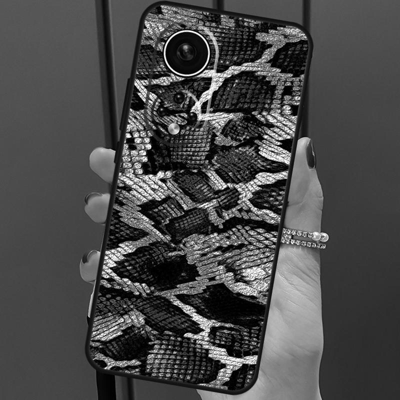 Чехол-кожа змеи кобры питона для Honor X8b X9b 90 70 50 Magic 5 Pro Magic 6 Lite X6 X7 X8 X9 X6a X7a X8a X9a