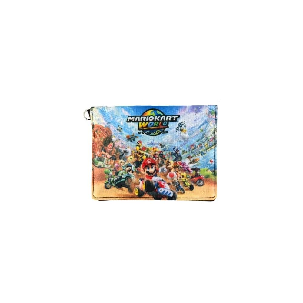 Наплечная сумка Sunart Mario Kart World с множеством карманов MBS-1176 с регулируемым ремнем и прочной тканью