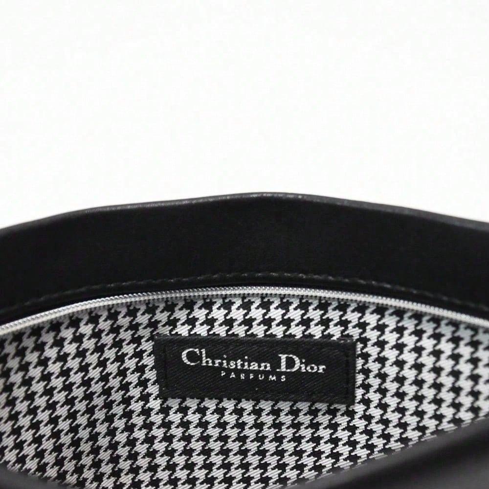 Dior Черная Кожаная Косметичка