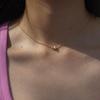 Звездная S925 Серебряная 18-каратное Золотое Покрытие Цирконий Четырехконечная Звезда Кулон Ожерелье - Элегантный и Изящный Дизайн