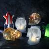 DIY череп силиконовые формы для смолы глины ремесло Хэллоуин украшения дома