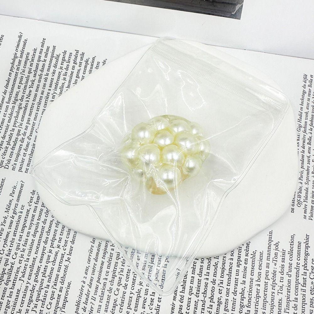 Bead Ball Pinch Fidget Toy Mochi Ball Pearl Squeeze Toy Pearl Noisy Ball Toys Table Ornaments
