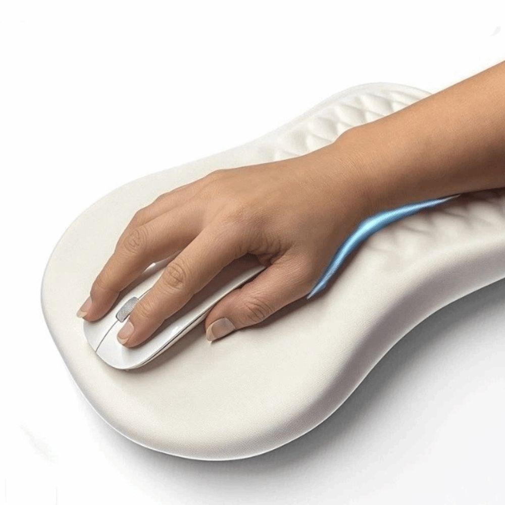 Slow-Rebound Wrist Support Mouse Pad Non-Slip Hand Support Cushion Ergonomic Mouse Pad Gaming Use