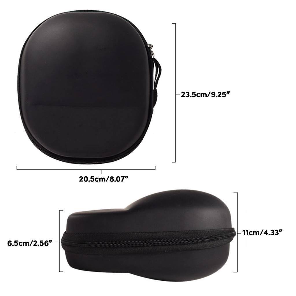 Жесткий чехол для переноски наушников, портативная дорожная сумка для хранения наушников, ремешок с ручкой, сетчатый карман, модный чехол