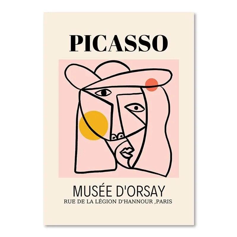 Галерея настенное искусство постер Пикассо и принт Кит закат холст живопись настенные постеры для гостиной домашний декор