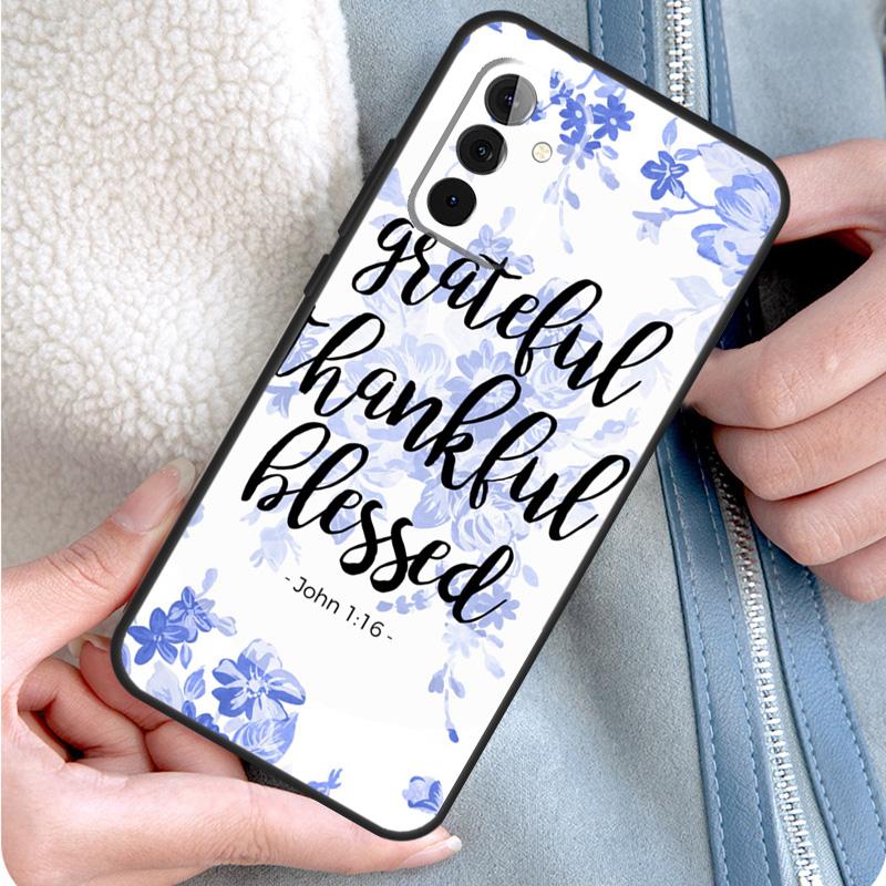 Bible Qutoes Verse Belief God Jesus Phone Case For Samsung Galaxy A55 A35 A25 A15 A51 A71 A12 A32 A52 A13 A33 A53 A14 A34 A54