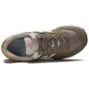 New Balance Nb 574 Ретро Верхний слой Коровья кожа Амортизирующие Износостойкие Низкие Повседневные Кроссовки для бега Женские кроссовки Хаки WL574SYL