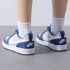 Nike Детские кроссовки Court Borough Low 2 GS Grey Fog Mystic Navy Atomic-Green White BQ5448-016