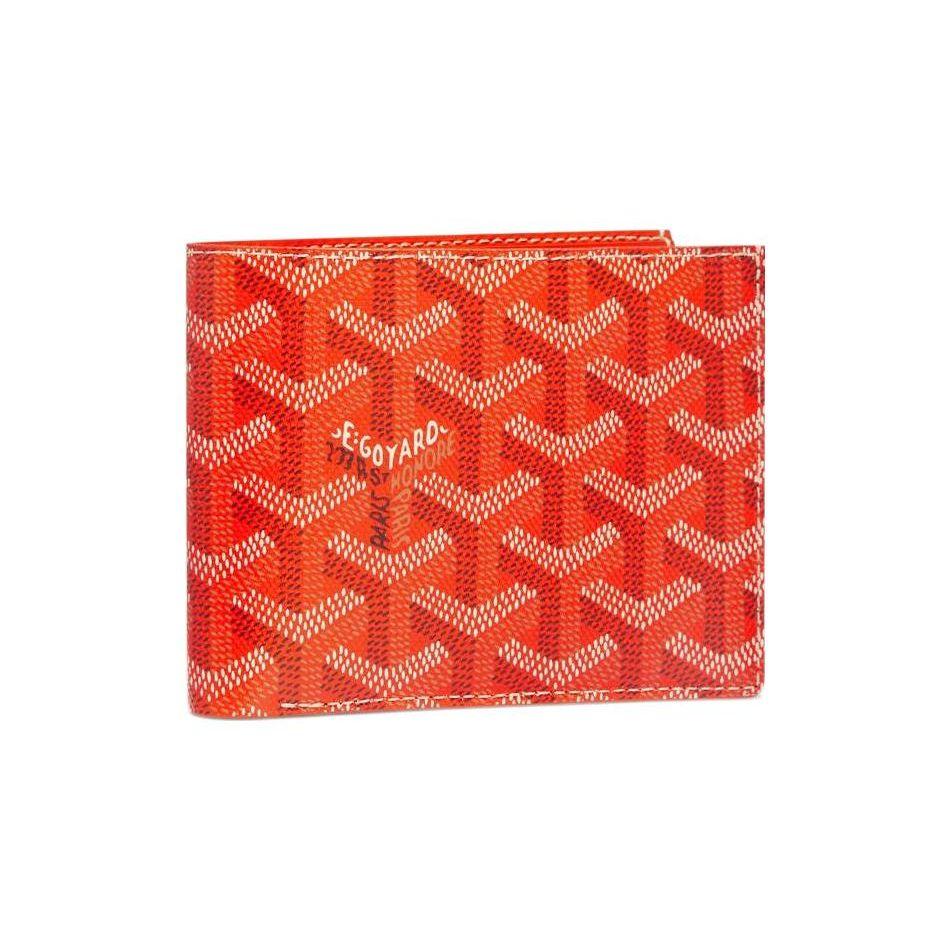 Goyard Складной холщовый и кожаный кошелек с монограммой Victoire, унисекс, черный, синий, зеленый VICTO8PMLTY