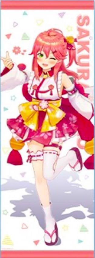Безымянный Мини-гобелен Sakura Miko Гобелен Hololive Стартовый Официальный Мерч