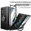 Чехол для Samsung ZFold 7/6/5 с магнитным вращающимся держателем W25, защитный чехол с полным покрытием, защищающий от падений, и защитная пленка для экрана.