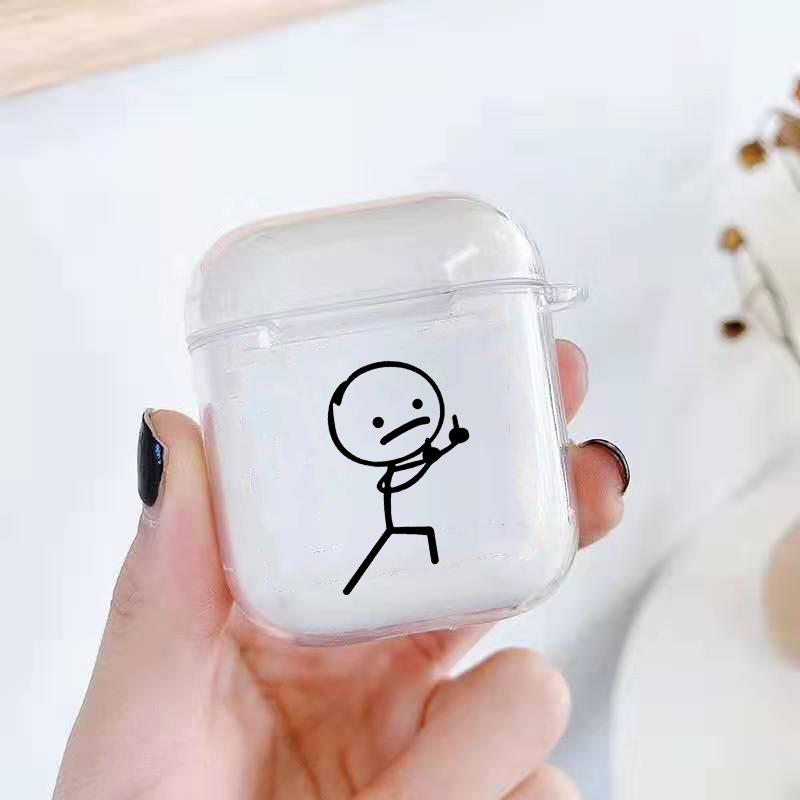 Забавный мужской чехол для Airpods Pro 2, милый креативный защитный чехол с рисунком из мультфильма, коробка для Airpods 1 2 3 Pro Air Pod, чехол Funda