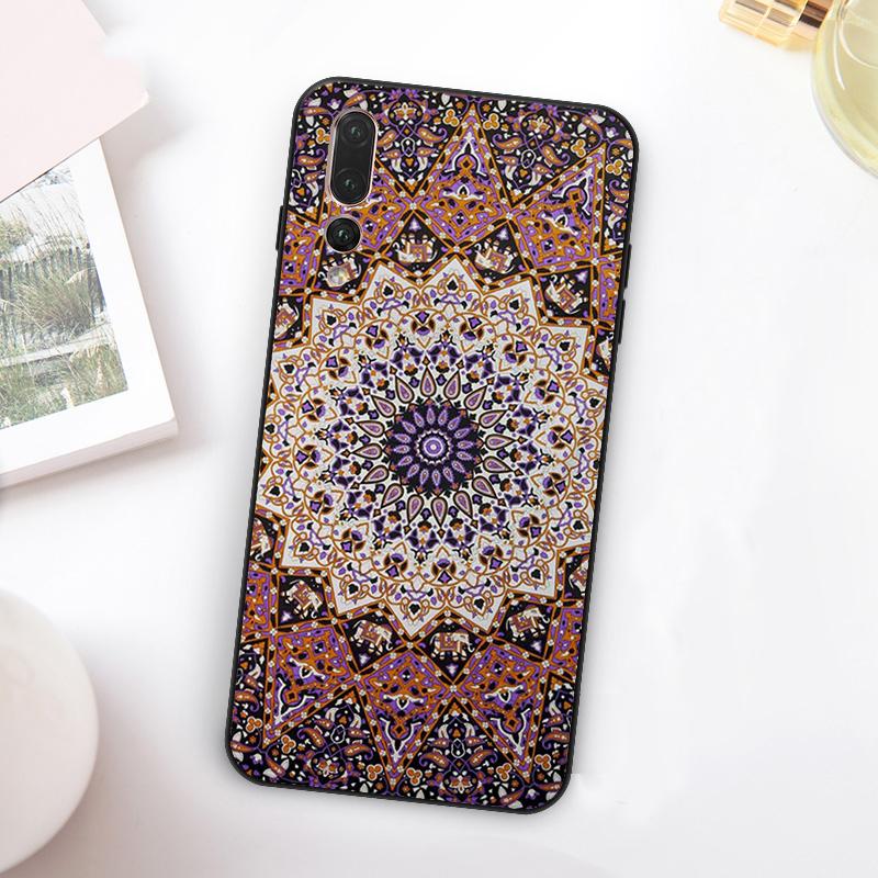Индийский узор Мандала для Huawei Nova Y73 Y72 Y90 Y70 Y60 Y91 Y61 12s 12i 11i 8i 9 10 SE P60 P30 Pro P40 Lite Чехол