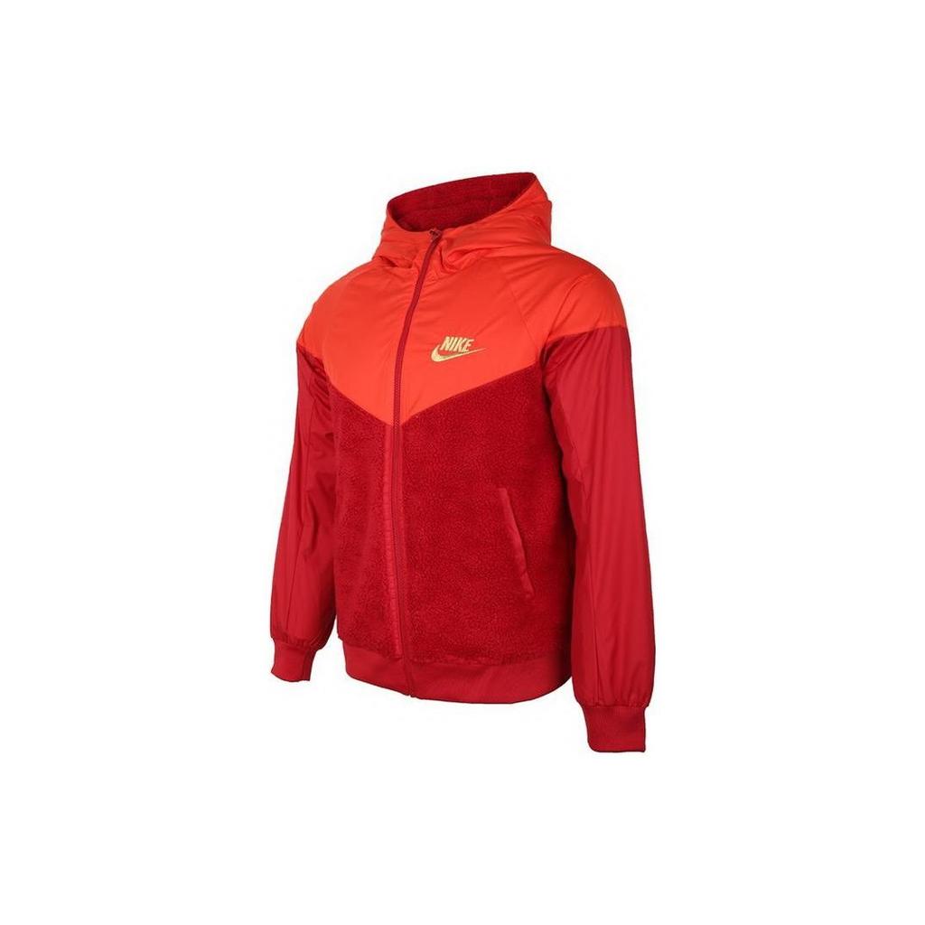 Nike Детская куртка с капюшоном на молнии с вышитым логотипом и цветными блоками Детские куртки AA0069-687