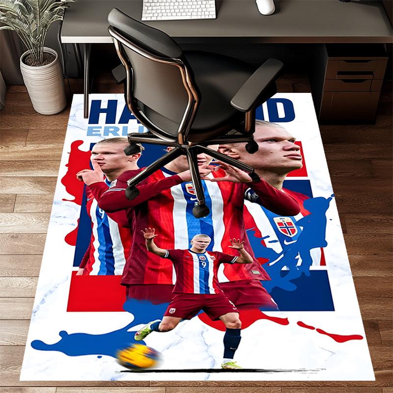 1pc Haaland6 Design Printed Area Rug Carpet for Bedroom Living Room Home Decor Rugs Mat Non Slip Mat Rug for Bedside