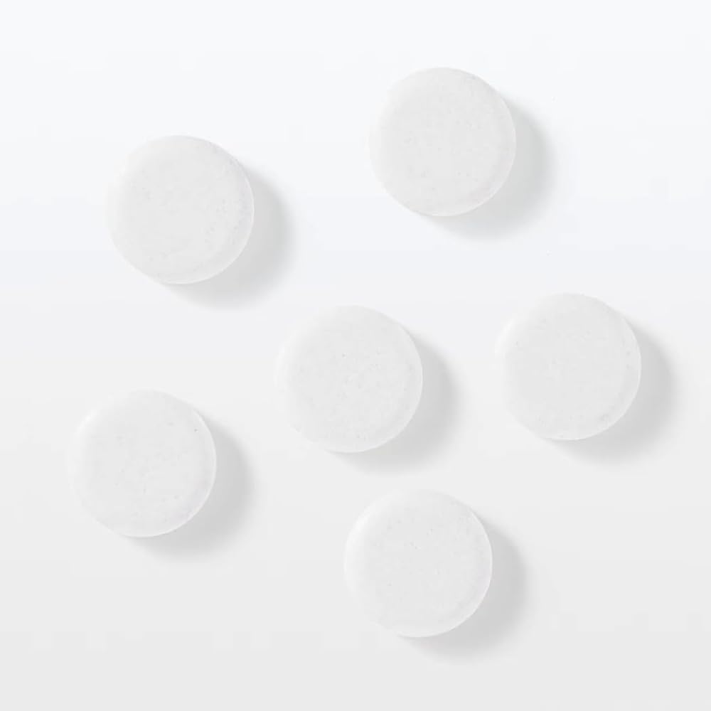 Muji Таблетки для чистки зубов Лимон 20 штук (10г) x2 Портативные жевательные таблетки для полоскания рта