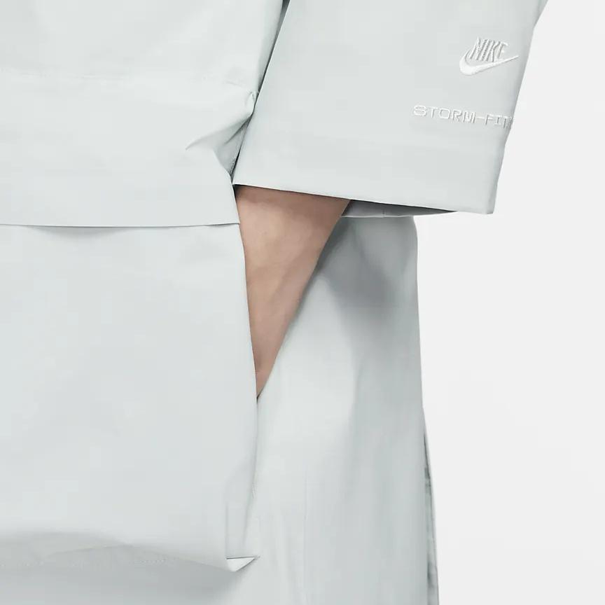 Nike Женские тренчи Легкий серебристый Лацкан Умеренный DV8231-034