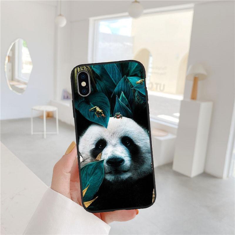 PP16 Мультяшный чехол-панда для Samsung Galaxy A11 A12 A13 A15 A52S A53 A55 A56 A70 A71 A72 A73 F06 F16 F56 S10 Plus S10e