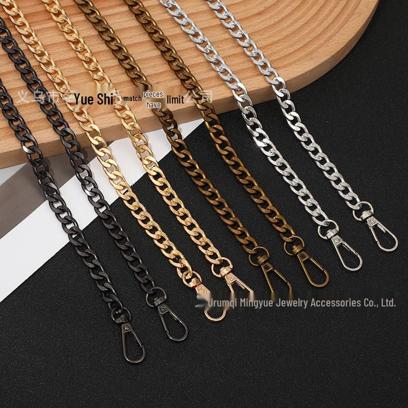 Women's Aluminum Chain Shoulder Bag Strap - DIY Woven Handbag Accessories