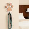 2Pcs Wall Mounted Cat Claw Pattern Hook Non-slip Cat Claw Coat Hooks Pet Leash Holder  Bedroom