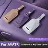 Для AVATR 07 06 12 Кожаный Чехол-Брелок для Автомобильного Ключа Пульт Дистанционного Управления Оболочка Брелок Защитный Аксессуары для Украшения Салона P4