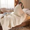 Коралловое флисовое осенне-зимнее теплое одеяло для кровати, 3-слойное утолщенное фланелевое одеяло, мягкое удобное теплое одеяло, можно стирать