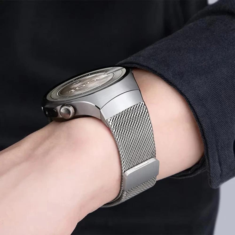 Strap for Huawei Watch 4Pro Titanium Milan magnetic attachment dedicated pressing interface for the watch strap No Gaps Stainless Steel band