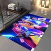 Kpop Demon Anmie H-Hunters Floor Mat Non-Slip Laundry Room Mat Laundry Decor Balcony Child Living Room Bedside Mats