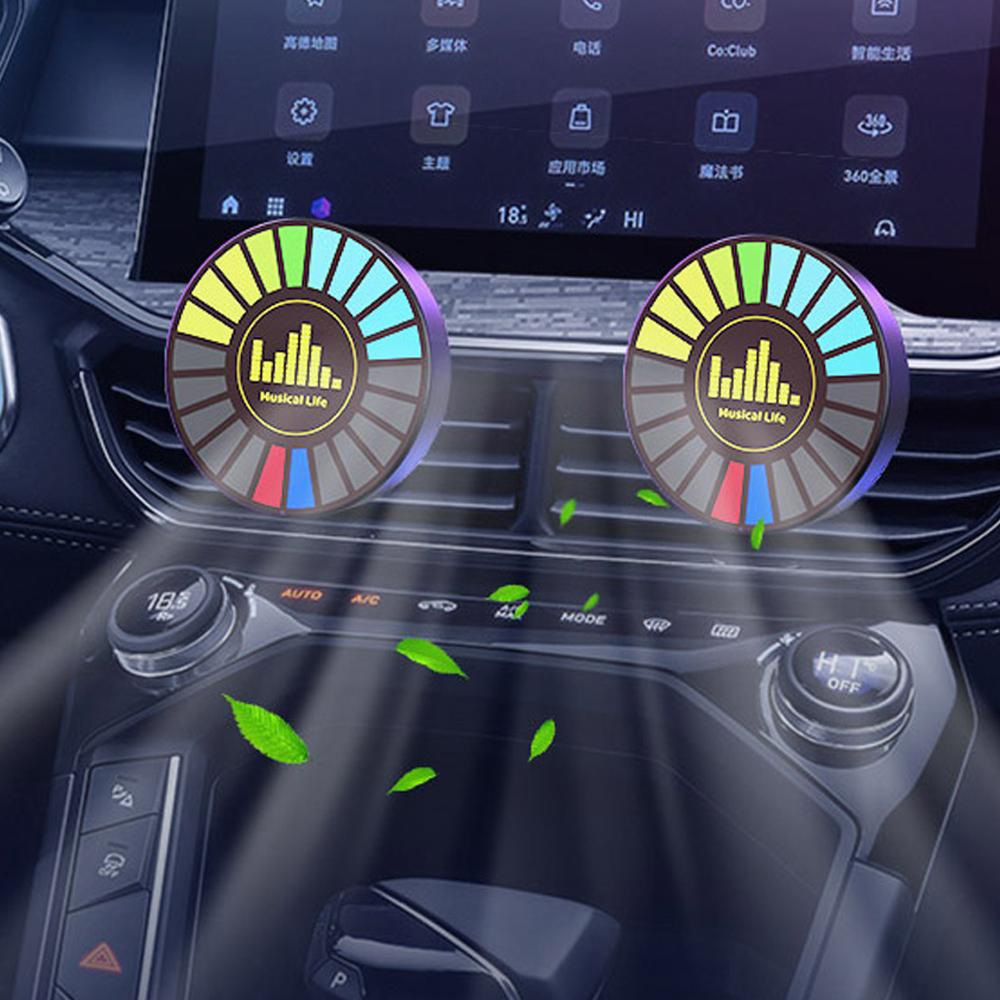 Smart RGB Pickup Lights LED 3D окружающая лампа Управление звуком Музыкальный ритм Освежитель воздуха для автомобильного игрового ТВ Creative Decora