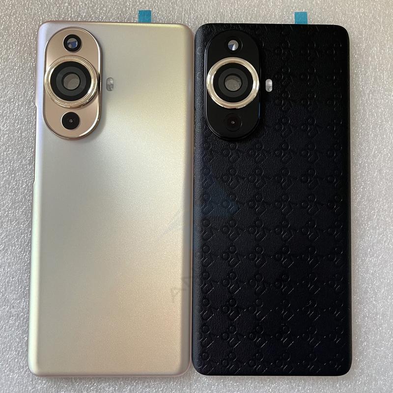 Для Nova 11 Pro новая задняя крышка из закаленного стекла для HW Nova 11 Pro запасные части задняя крышка батарейного отсека + рамка камеры