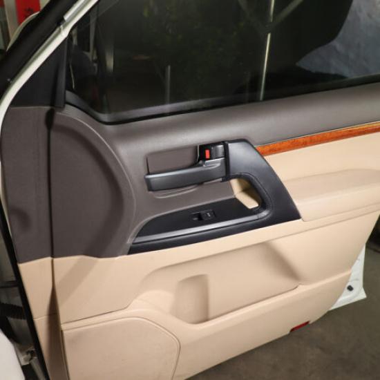 Матовая черная накладка на ручку двери для Land Cruiser LC200 J200 08-22