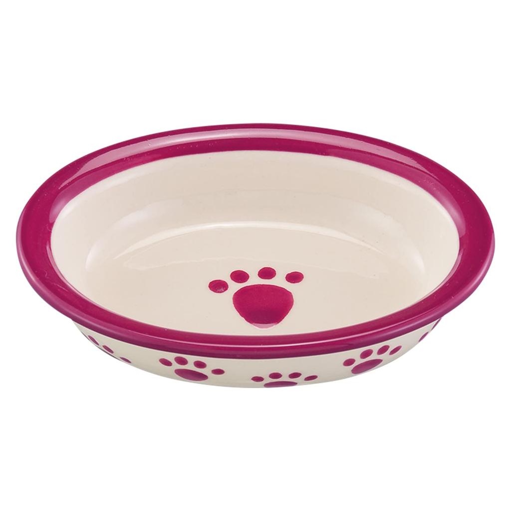 Pet Rageous Designs Cat Tableware Pet Paw Baby Plum