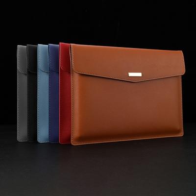 1 шт. Водонепроницаемый кожаный портфель формата А4 для бизнеса, папка для документов, органайзер для бумаги, сумка для хранения, школьные офисные канцелярские товары
