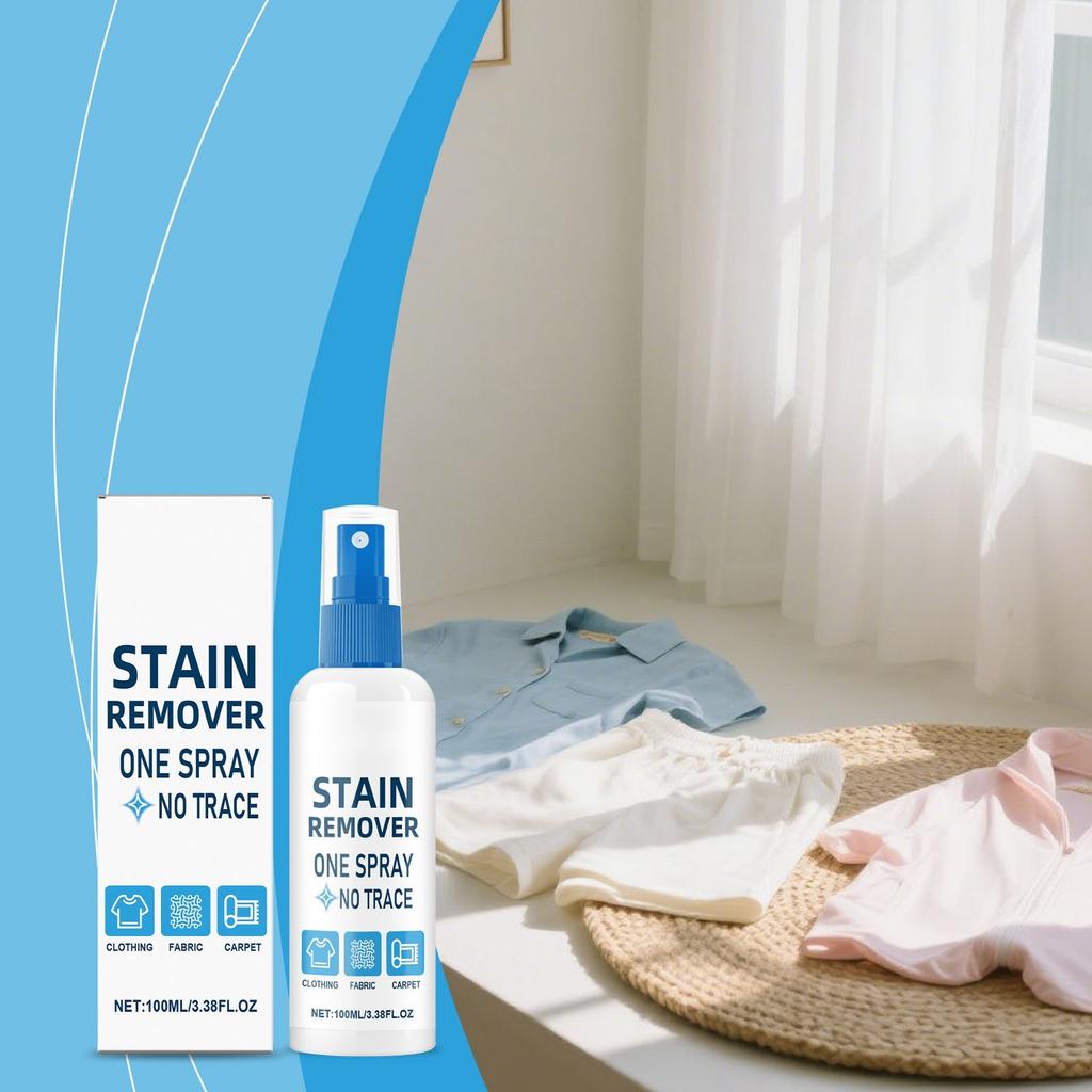 Laundry Stain Remover Stubborn Stain Remover Clothing Stain Remover Precision Stain Remover Spray Does Not Hurt Hands,100ml